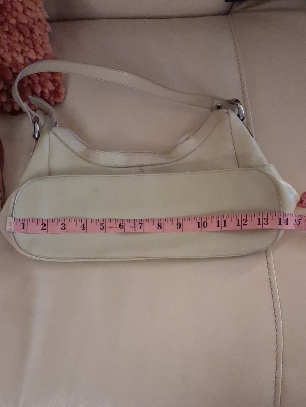 KENNETH COLE CREAM LEATHER Handbag - Picture 8 of 11